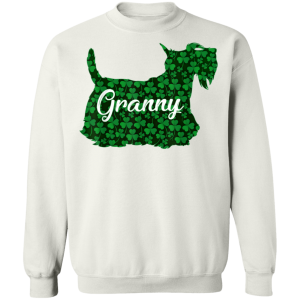 St Patrick Day Shamrock Scottish Dog Mom Outfit Irish Granny T-Shirt, Hoodie, Long Sleeve