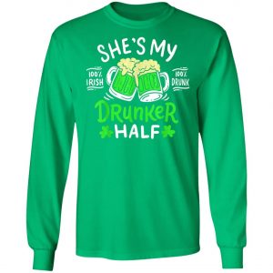 Couples St. Patricks Drinking Party Irish T-Shirt, Long Sleeve, Hoodie