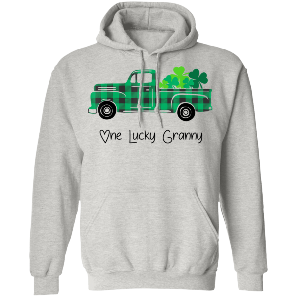 Buffalo Plaid Truck One Lucky Granny St Patricks Day T-Shirt, Long Sleeve