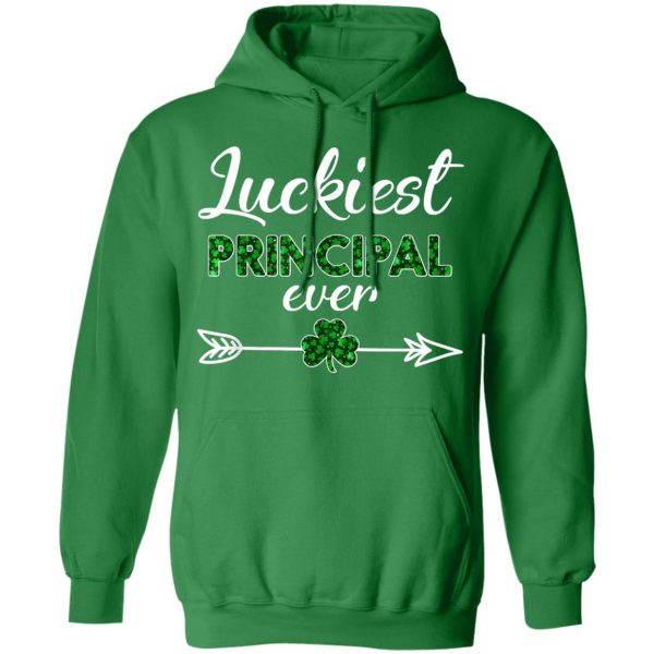 Cute Luckiest Principal Ever St Patricks Day T-Shirt, Long Sleeve, Hoodie