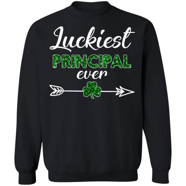 Cute Luckiest Principal Ever St Patricks Day T-Shirt, Long Sleeve, Hoodie