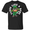 Four Leaf Clover Donut St Patricks Day Funny Irish T-Shirt, Long Sleeve, Hoodie