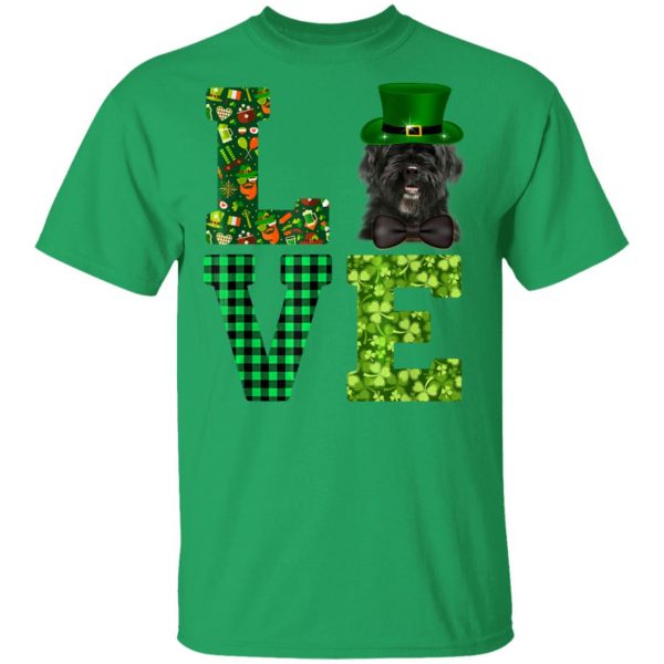 Love Portuguese Water Dog St Patricks Day Leprechaun T-Shirt, Long Sleeve, Hoodie