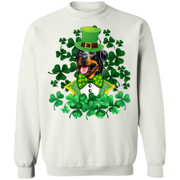 Shamrock Rottweiler St Patricks day Costume T-Shirt, Hoodie, Long Sleeve