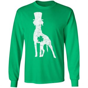 Retro Pointer Hat Gift Irish Shamrock Dog St Patricks Day T-Shirt, Hoodie, Long Sleeve