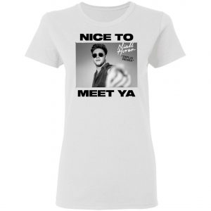 Niall Horan Shirt - Nice To Meet Ya White Hoodie, Long Sleeve