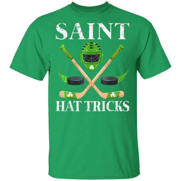 Saint Hat Tricks Leprechaun Lover Hockey St Patricks Day Shirt, Hoodie, Long Sleeve