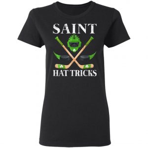 Saint Hat Tricks Leprechaun Lover Hockey St Patricks Day Shirt, Hoodie, Long Sleeve