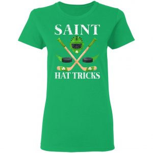 Saint Hat Tricks Leprechaun Lover Hockey St Patricks Day Shirt, Hoodie, Long Sleeve