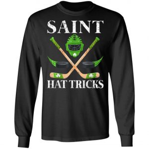 Saint Hat Tricks Leprechaun Lover Hockey St Patricks Day Shirt, Hoodie, Long Sleeve