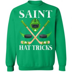 Saint Hat Tricks Leprechaun Lover Hockey St Patricks Day Shirt, Hoodie, Long Sleeve