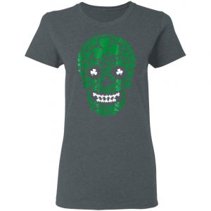 Saint Patricks Day Shamrocks Skull T-Shirt, Hoodie, Long Sleeve