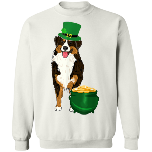 Lucky American Shepherd St Patricks Day T-Shirt, Long Sleeve, Hoodie
