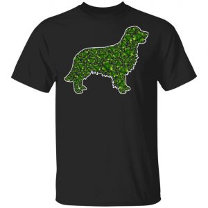 St.Patricks Day Dog Lover Fun Golden Retriever Shamrock T-Shirt, Hoodie, Long Sleeve