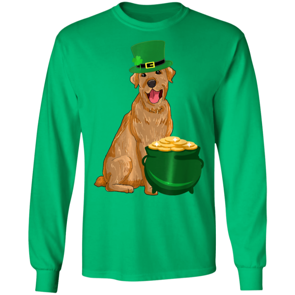 Lucky Labrador Dog St Patricks Day T-Shirt, Long Sleeve, Hoodie