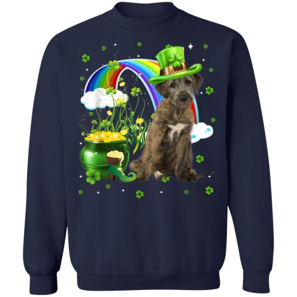 Wolfhound St Patricks Day Irish Shamrock T-Shirt, Hoodie, Long Sleeve