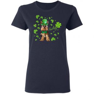 St Patrick Day Terrier Lucky Shamrock Funny Dog Shirt, Hoodie, Long Sleeve