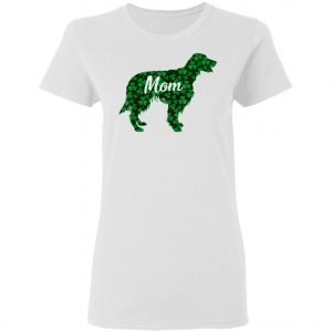 St Patrick Day Shamrock Irish Red Setter Dog Mom T-Shirt, Hoodie, Long Sleeve