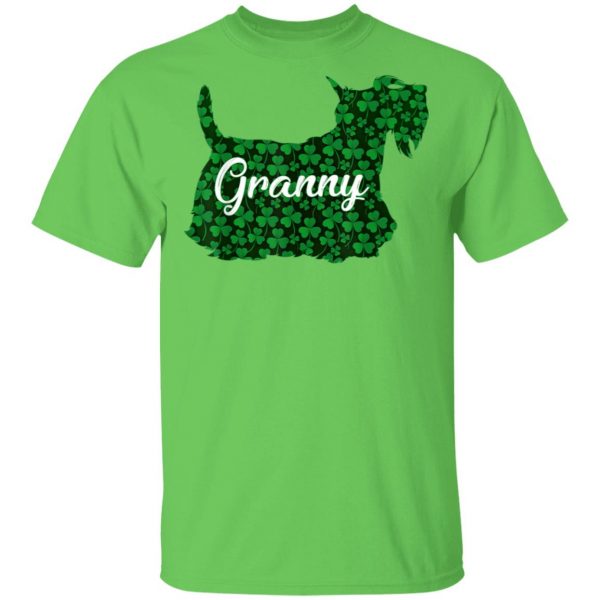 St Patrick Day Shamrock Scottish Dog Mom Outfit Irish Granny T-Shirt, Hoodie, Long Sleeve