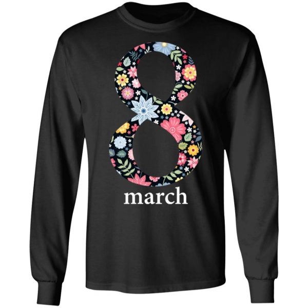 8th March 2020 International Womens Day T-Shirt, Long Sleeve