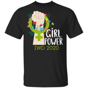 Girl Power IWD 2020 - International Womens Day Designs Slim Fit T-Shirt, Long Sleeve