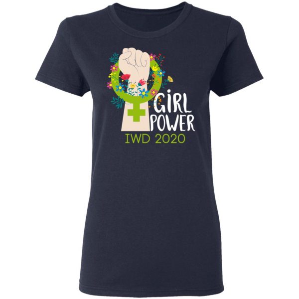 Girl Power IWD 2020 – International Womens Day Designs Slim Fit T-Shirt, Long Sleeve