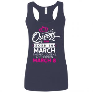 Real Queens are born on March 8 - International Womens Day T-Shirt, Hoodie