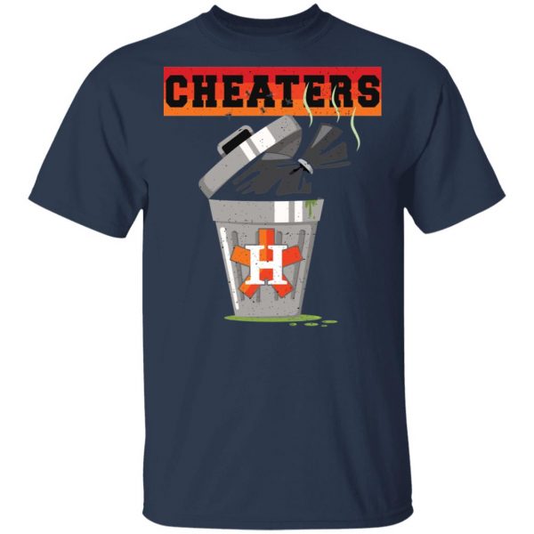 Houston Trashtros Asterisks Cheaters Trash Can Shirt, Long Sleeve, Hoodie