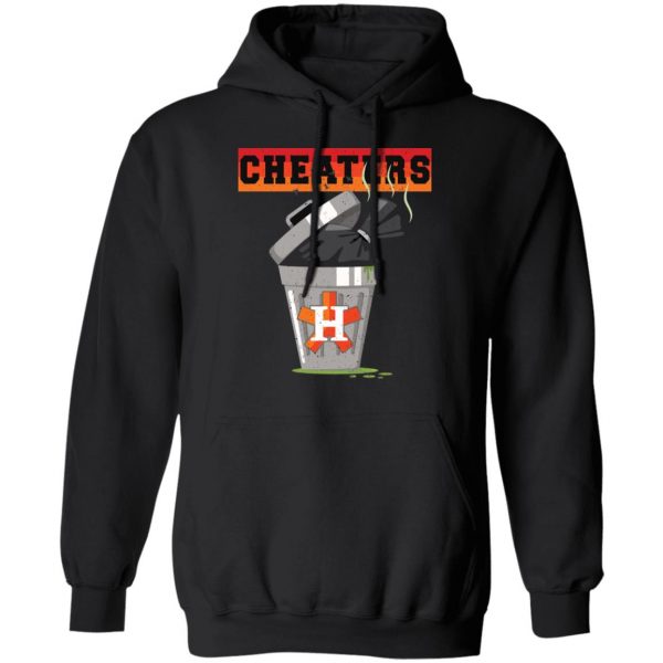 Houston Trashtros Asterisks Cheaters Trash Can Shirt, Long Sleeve, Hoodie