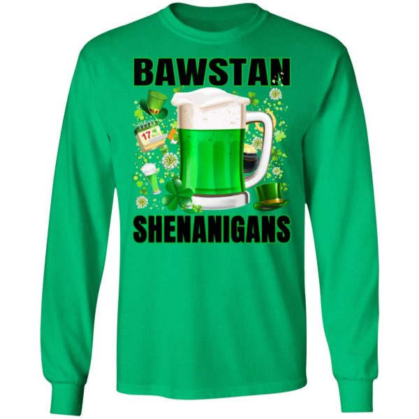 Boston Bawstan St Patricks Day 2020 Irish Parade Shamrock Beer T-Shirt, Long Sleeve, Hoodie