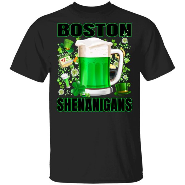 Boston St Patricks Day 2020 Irish Parade Shamrock Beer T-Shirt, Long Sleeve, Hoodie