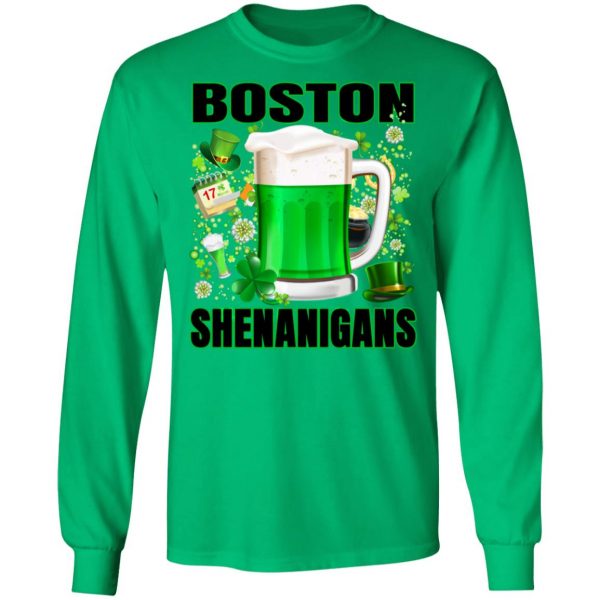 Boston St Patricks Day 2020 Irish Parade Shamrock Beer T-Shirt, Long Sleeve, Hoodie