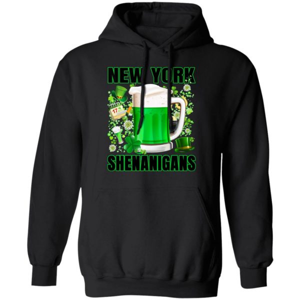 New York St Patrick Day 2020 Irish Parade Shamrock Beer T-Shirt, Long Sleeve, Hoodie