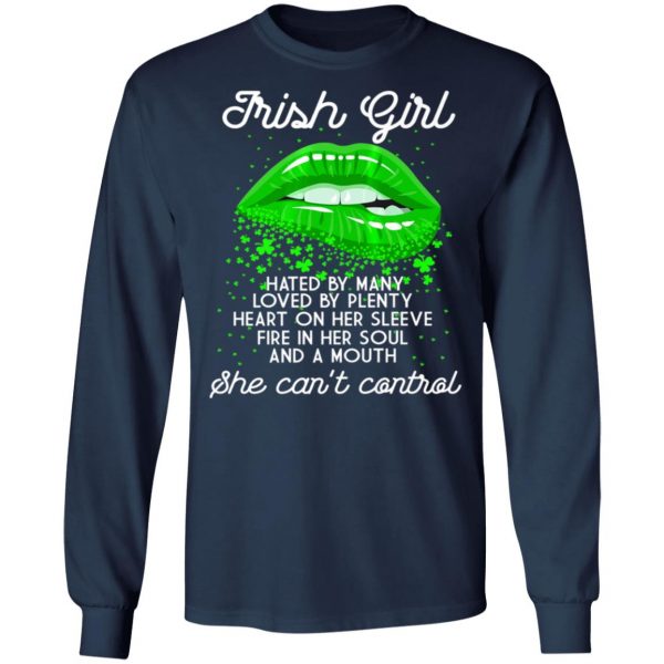 Irish Girl Patricks Day T-Shirt, Long Sleeve, Hoodie