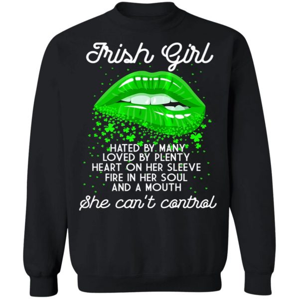 Irish Girl Patricks Day T-Shirt, Long Sleeve, Hoodie