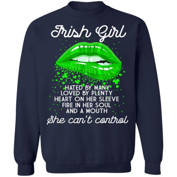 Irish Girl Patricks Day T-Shirt, Long Sleeve, Hoodie