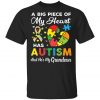 A Big Piece Of My Heart Has Autism & Hes My Brother Sister T-Shirt, Long Sleeve, Hoodie
