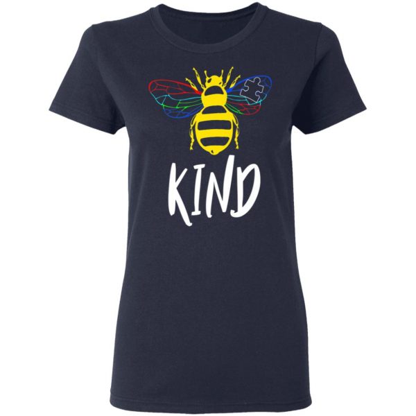 Autism Awareness Bee Kind Gift Design For Autistic Support T-Shirt, Long Sleeve, Hoodie