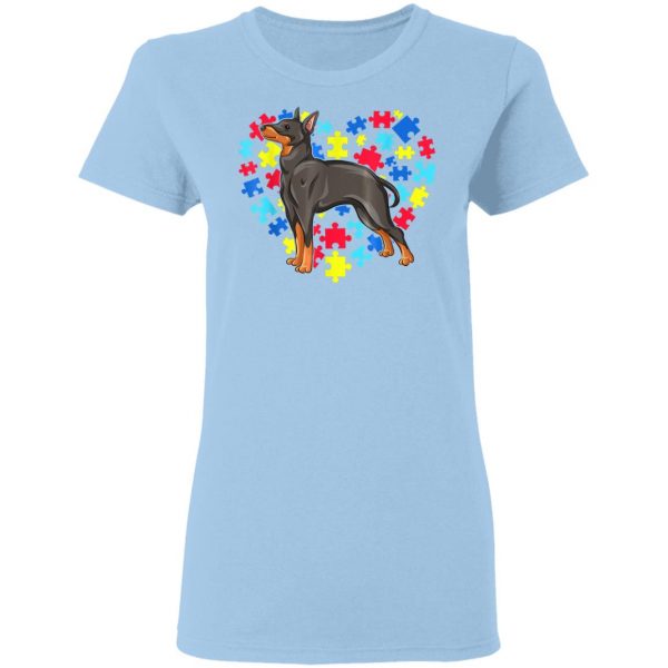 Autism Awareness Manchester Terrier Dog Heart T-Shirt, Long Sleeve, Hoodie