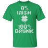 0 Irish Funny Saint Patricks Day Leprechaun Dabbing Dance Long Sleeve, Shirt