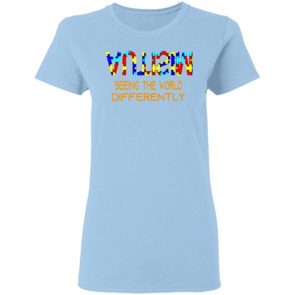 Autism Awareness See The World Differently T-Shirt, Long Sleeve, Hoodie
