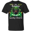 My Schnauzer Dog Is Lucky Charm Leprechaun St Patrick Day T-Shirt, Long Sleeve, Hoodie