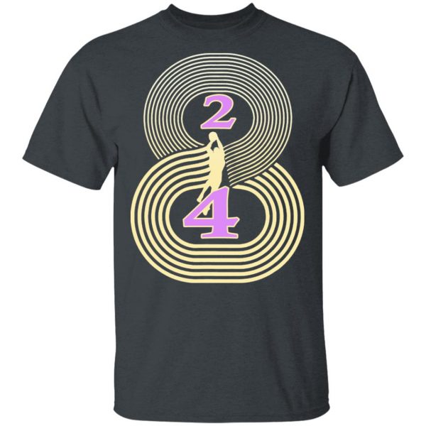 NUMBER 8 AND 24 BASKETBALL SPORT MEMORIAL KOBE AND GIGI T-SHIRT, LONG SLEEVE, HOODIE