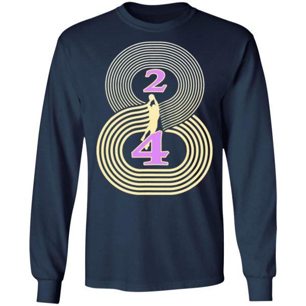 NUMBER 8 AND 24 BASKETBALL SPORT MEMORIAL KOBE AND GIGI T-SHIRT, LONG SLEEVE, HOODIE