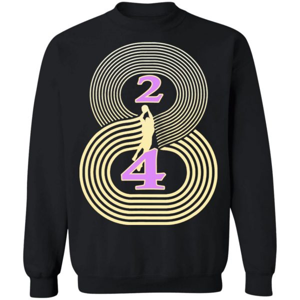 NUMBER 8 AND 24 BASKETBALL SPORT MEMORIAL KOBE AND GIGI T-SHIRT, LONG SLEEVE, HOODIE