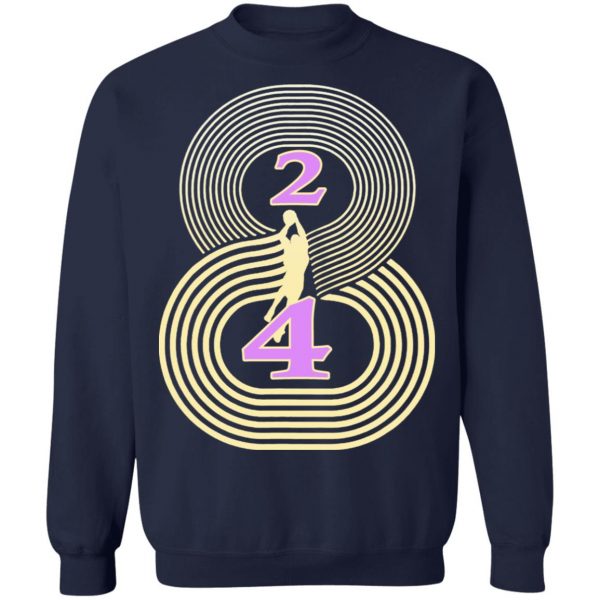 NUMBER 8 AND 24 BASKETBALL SPORT MEMORIAL KOBE AND GIGI T-SHIRT, LONG SLEEVE, HOODIE