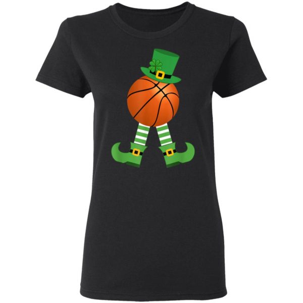Basketball Leprechaun Coach Green Saint Patricks Day Party T-Shirt, Long Sleeve, Tank Top