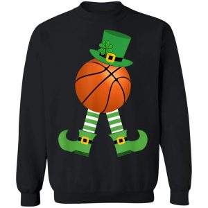 Basketball Leprechaun Coach Green Saint Patricks Day Party T-Shirt, Long Sleeve, Tank Top