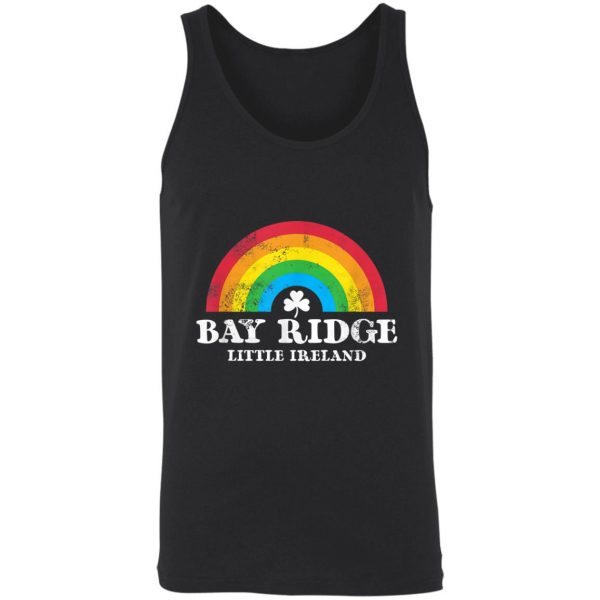 Bay Ridge Brooklyn 70s Style Irish St Patricks Day Rainbow T-Shirt, Long Sleeve, Tank Top