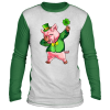 Dog Paw Shamrock St Patricks Day Premium T-Shirt, Long Sleeve, Hoodie